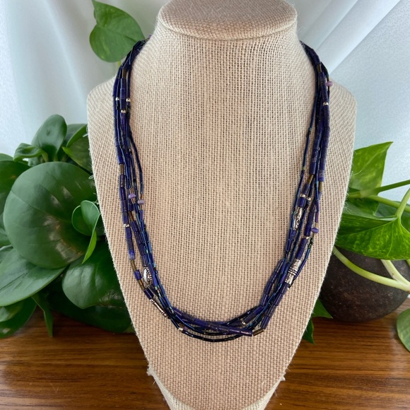 Silpada Into the Blue Necklace - Picture 3 of 12